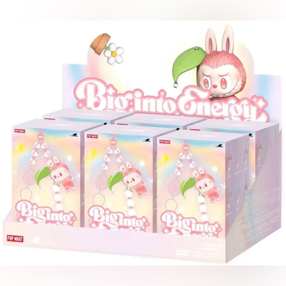 Authentic Big Into Energy Labubu Phone Charms Sealed Blind Boxe Listing is for 1